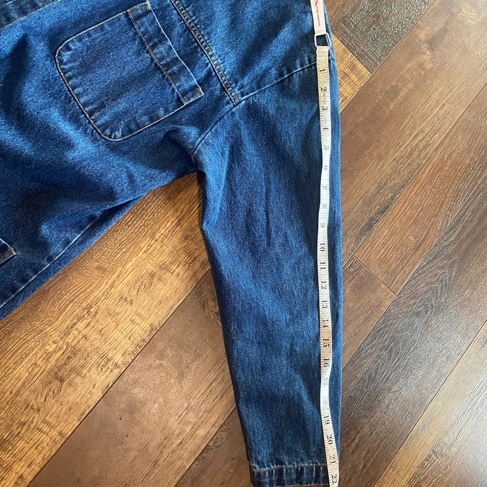 Vintage Cabin Creek Medium Wash Blue Denim Barn Jacket - Picture 9 of 10
